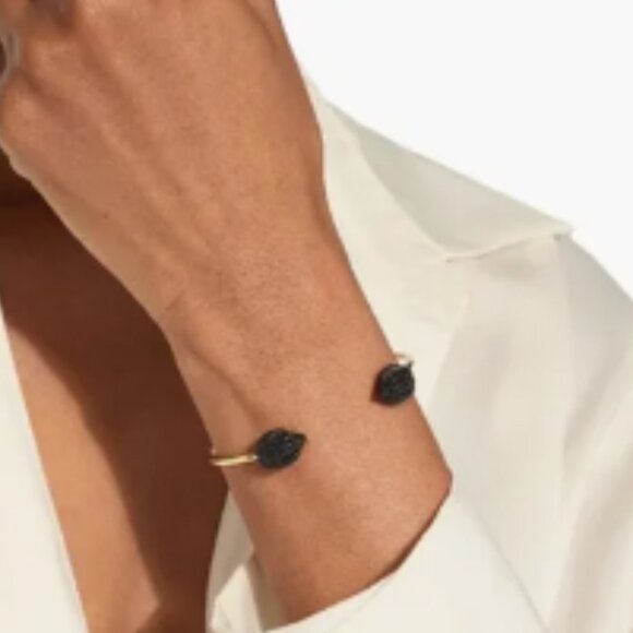 KURT GEIGER LONDON Two-Tone Eagle's Head Cuff Bracelet - Picture 5 of 5